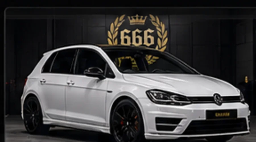 Example Volkswagen Golf R recent work presentation